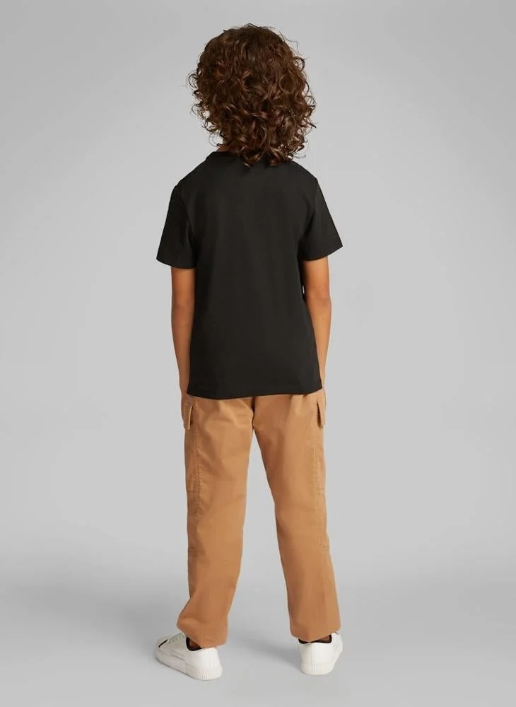 Calvin Klein Jeans Kids Graphic Crew Neck T-Shirt